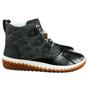 Skechers Women's Jagged Pond Moodspace Black Charcoal Duck Boots Sizes 7 - 11